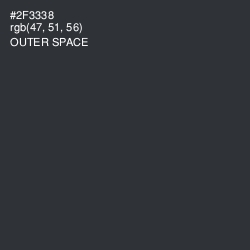 #2F3338 - Outer Space Color Image